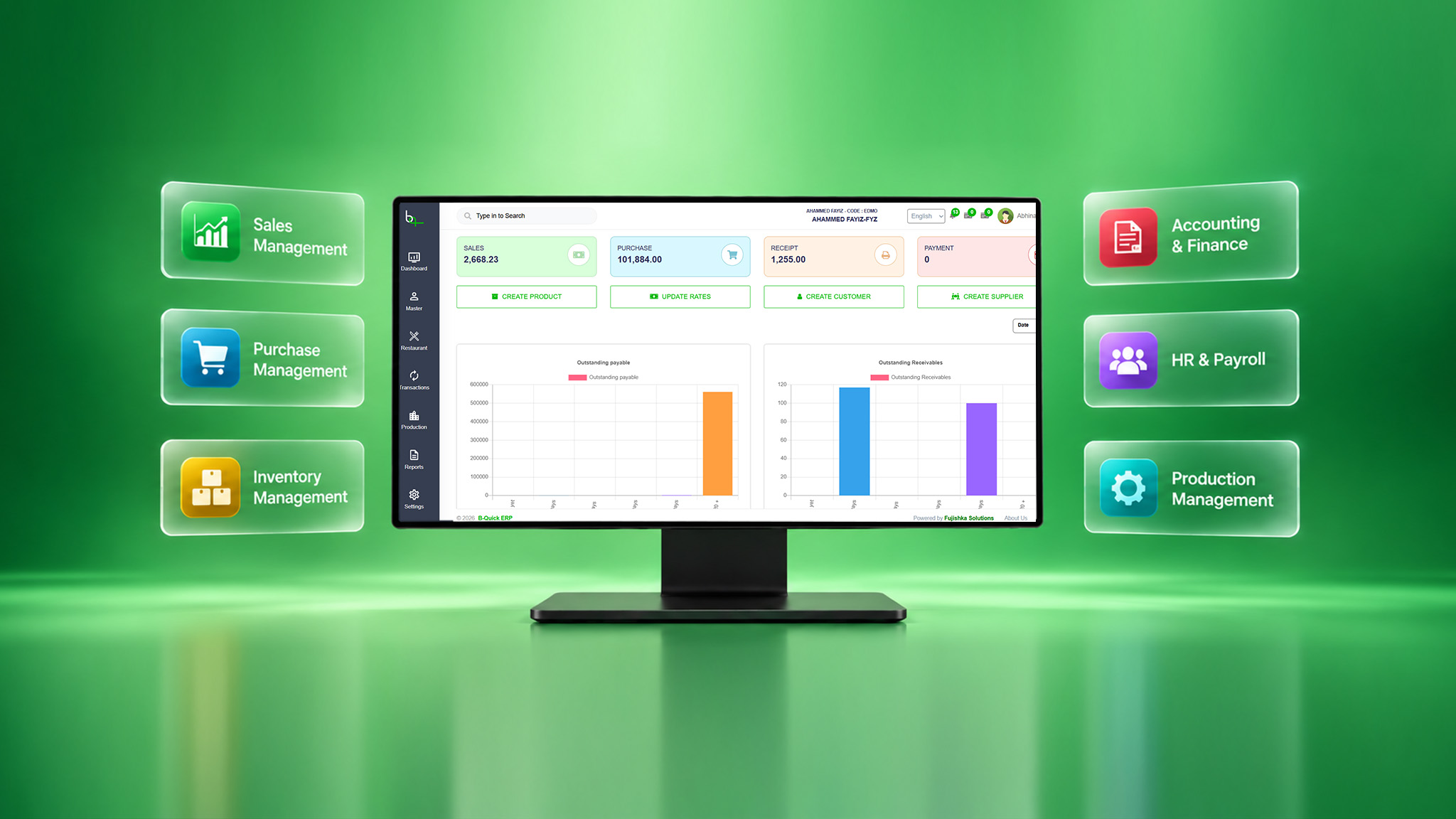 Manage your business anywhere with Fujishka - Slide 3